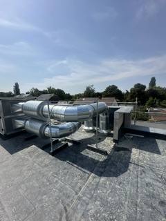 Groupe de ventilation installé en toiture